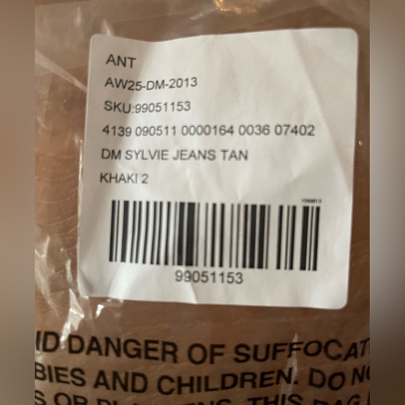 Damson Madder NWT Sz 2 or 8 (runs a little small) 100% cotton Sylvie khaki jeans - Picture 8 of 15